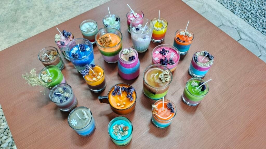 Pembuatan Lilin Aromaterapi